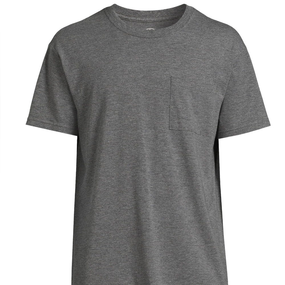 Men's Athletic Works Gray Pocket Tee Size Small NWT